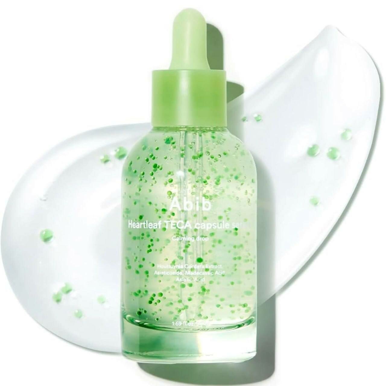 Сыворотка для лица Abib "Heartleaf TECA Capsule Serum", с капсулами, для чувствительной кожи 50мл