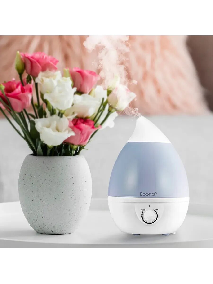 Увлажнитель воздуха ультразвуковой Boonair Eva 3 2 л с подсветкой цвет белый