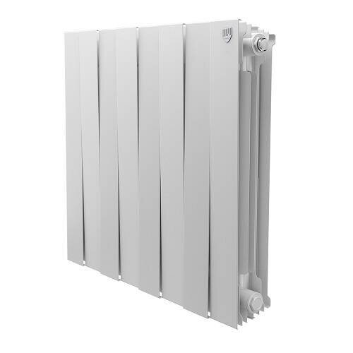 Радиатор биметаллический Royal Thermo PianoForte 500 Bianco Traffico - 10 секций (подключ. боковое)