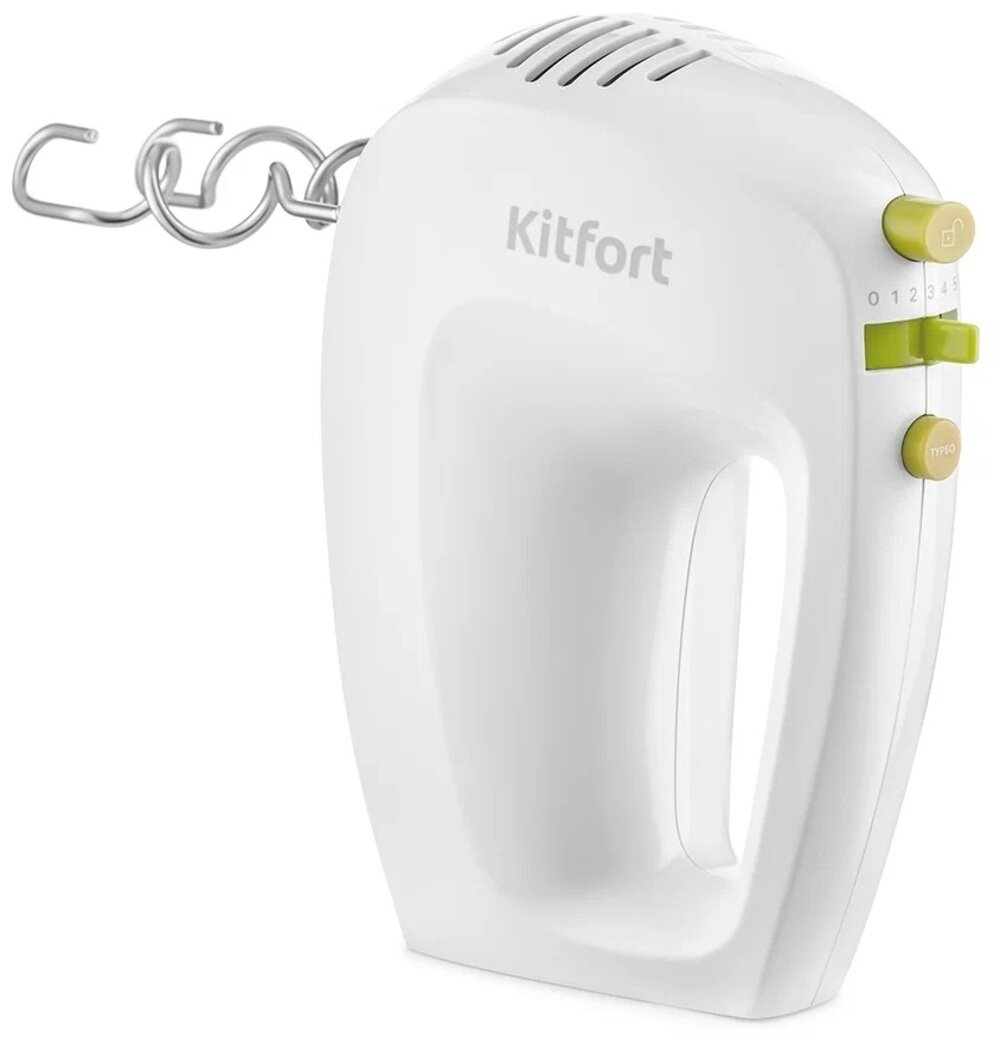 Миксер Kitfort КТ-3071-2 бело-салатовый