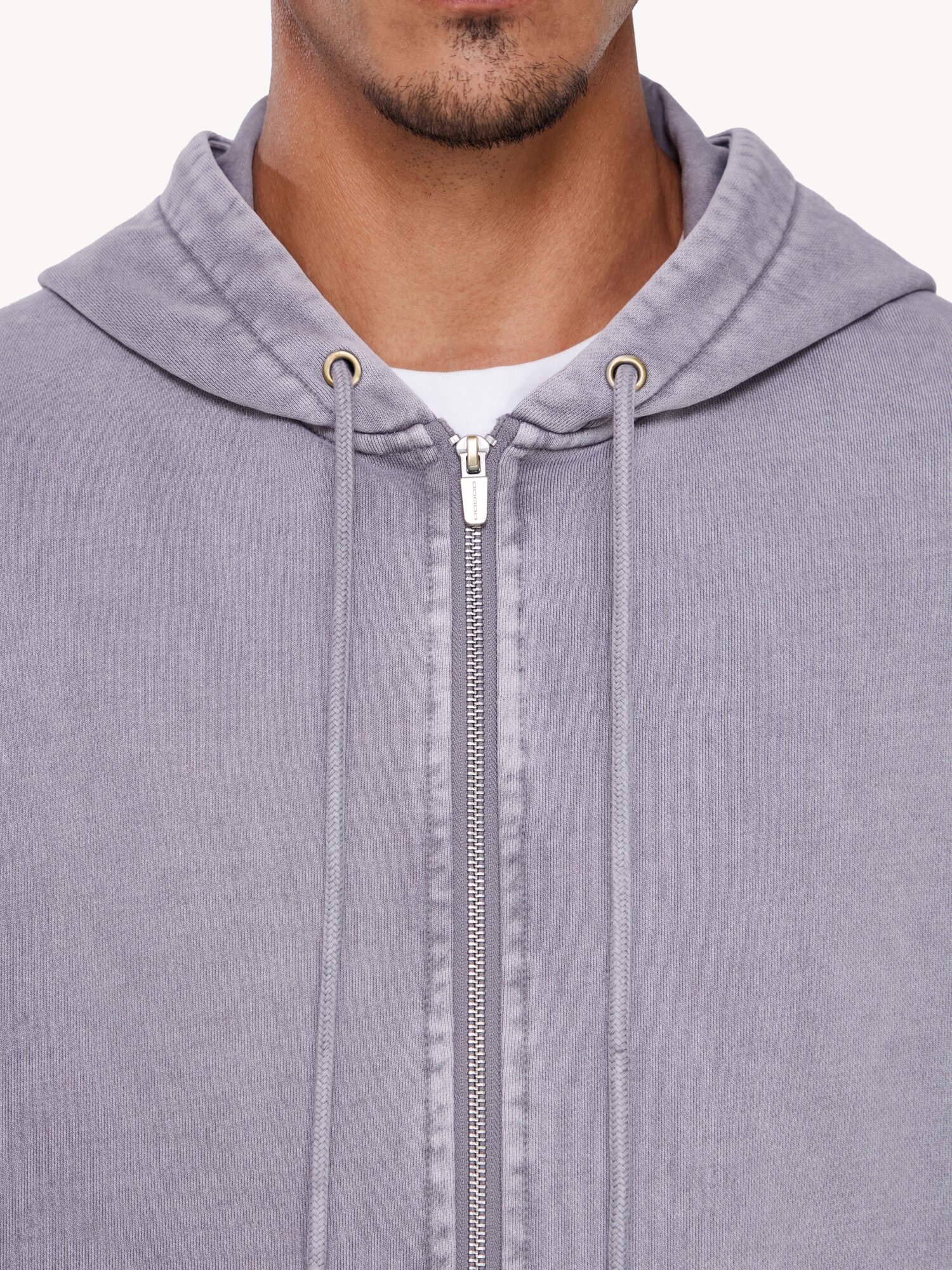 Худи MUTED Контур из варёного хлопка, размер 2XL-3XL, , светло-серый — фото 1