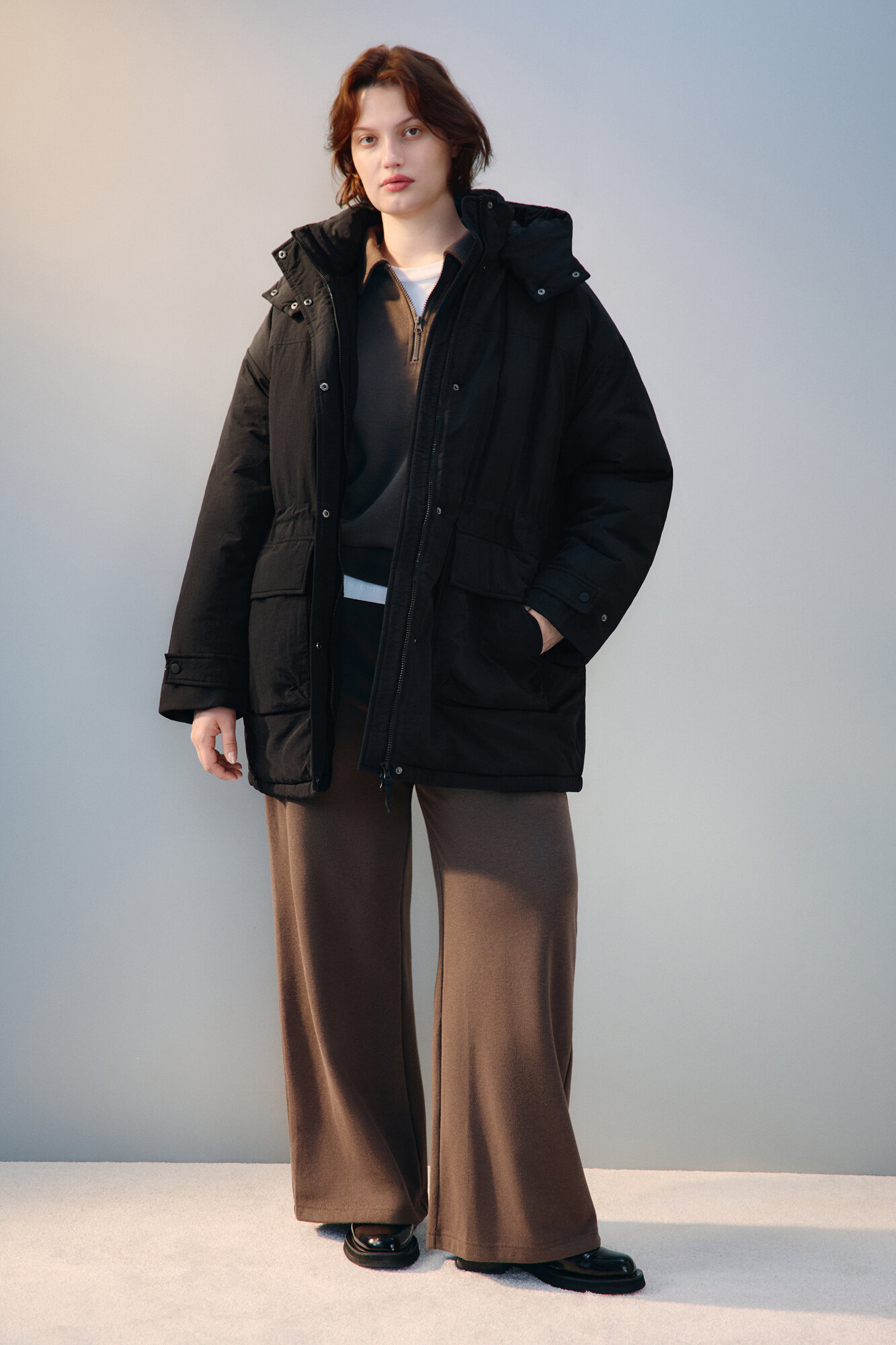 Парка Befree Exclusive online, размер XL, черный — фото 1