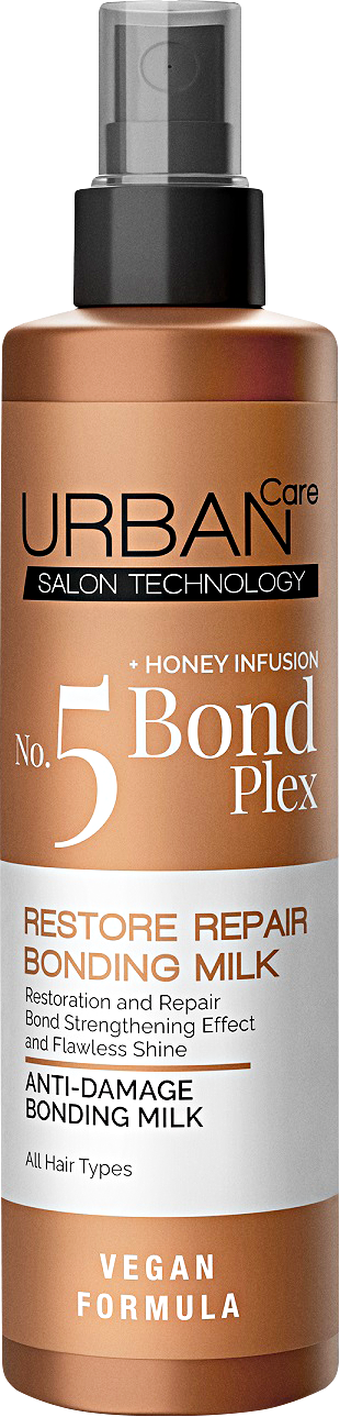 Молочко URBAN CARE 5 Bond Plex, для волос, 200 мл, с протеинами, аминокислотами — фото 1