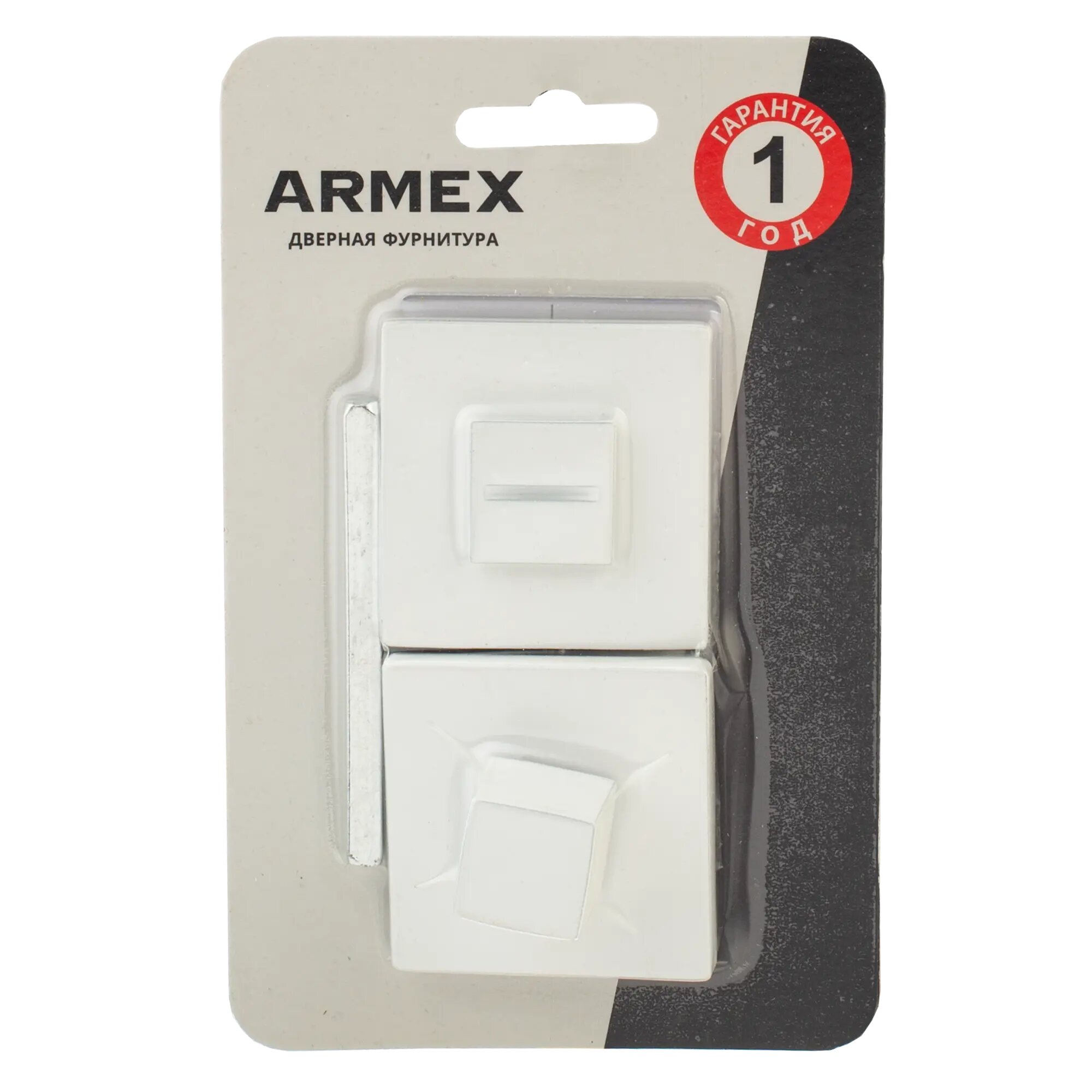 Фиксатор Armex WC-3016 ЦАМ цвет белый матовый