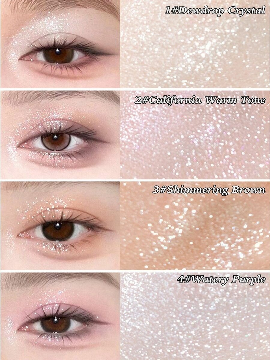 Тени для век блестящие, сияющие №1 — фото 1