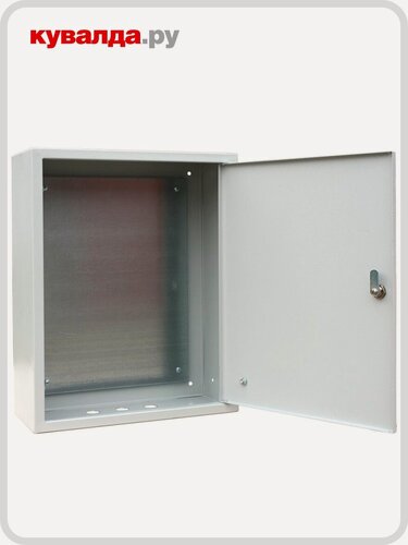 Изображение товара Щит металлический распределительный RUCELF ЩМП-06 IP31 навесной с монтажной панелью