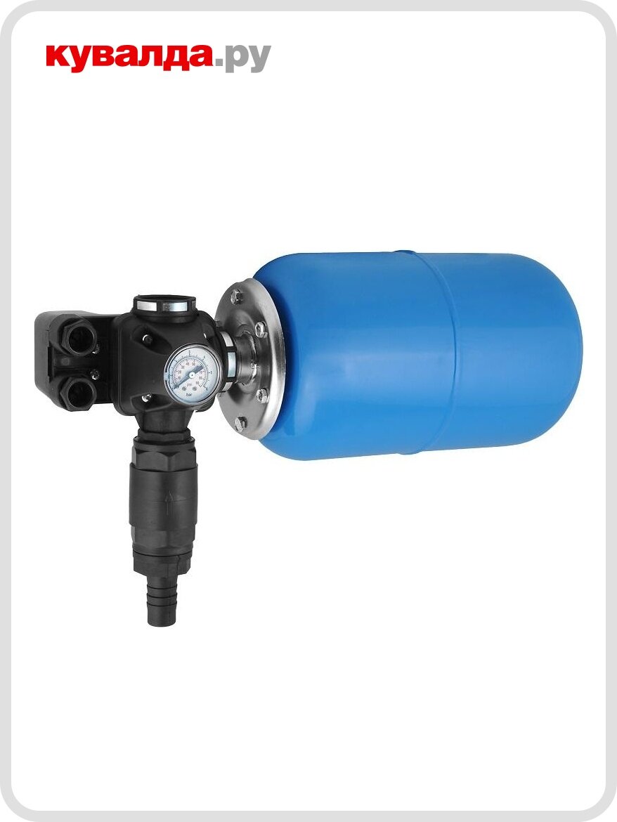 Комплект автоматики UNIPUMP акваробот М с гидроаккумулятором 5 л.