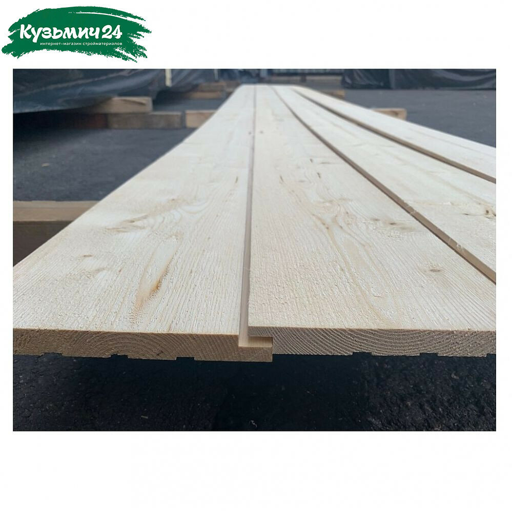 Имитация бруса четверть сорт АВ Хвоя 20х142х2700 мм в упаковке 6 штук