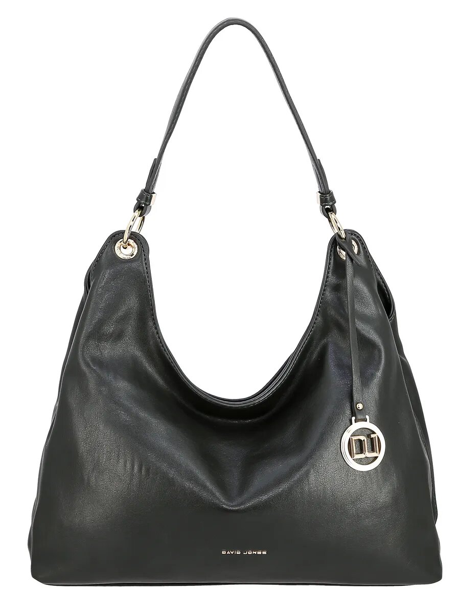 Сумка хобо DAVID JONES, черный — фото 1