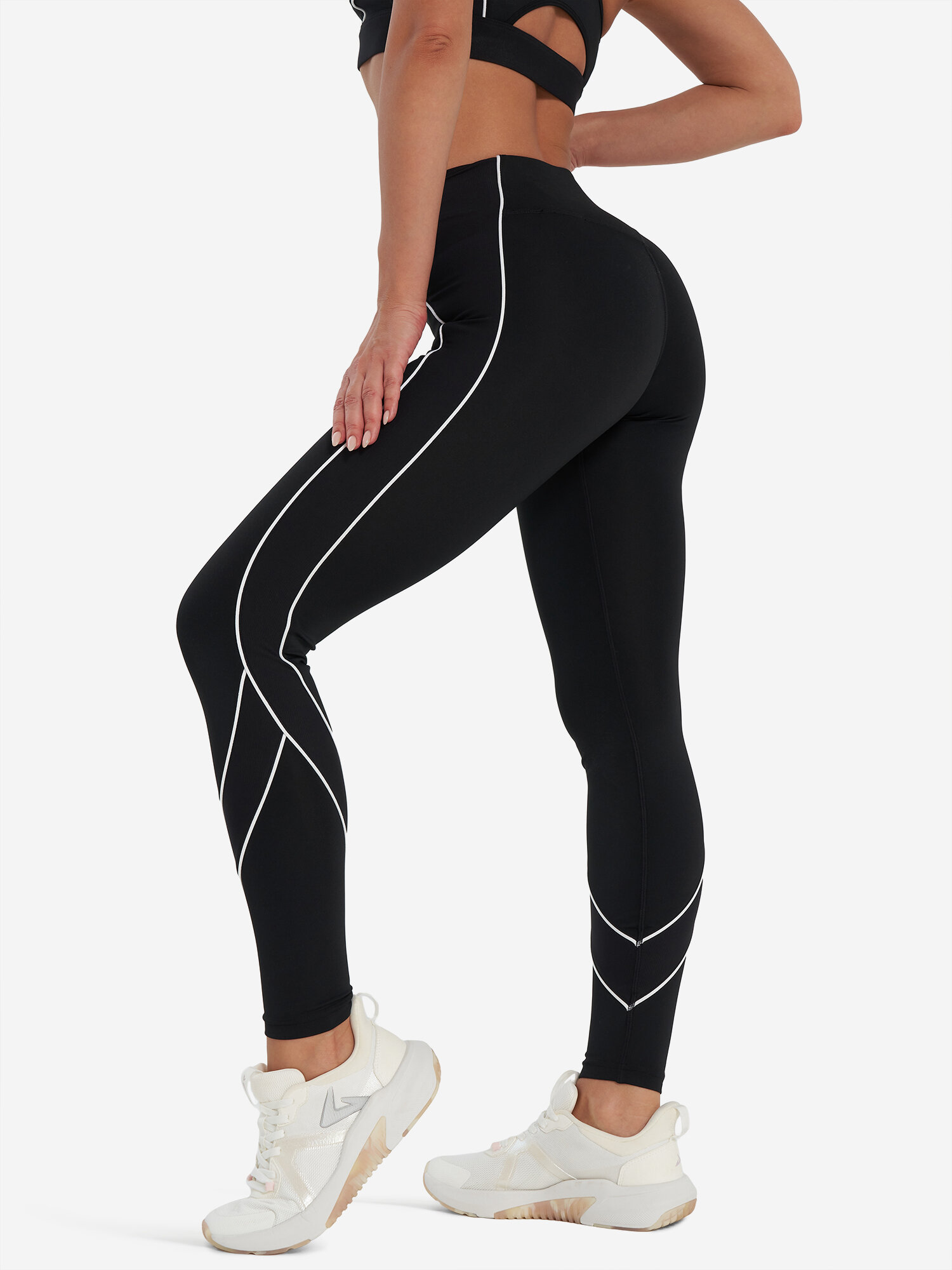 Легинсы спортивные Demix, размер 48, черный — фото 1