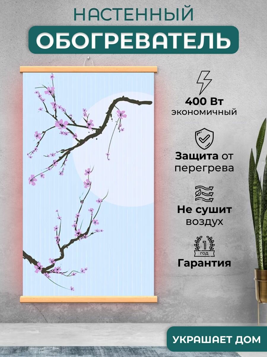 Обогреватель настенный инфракрасный картина ТК Сакура