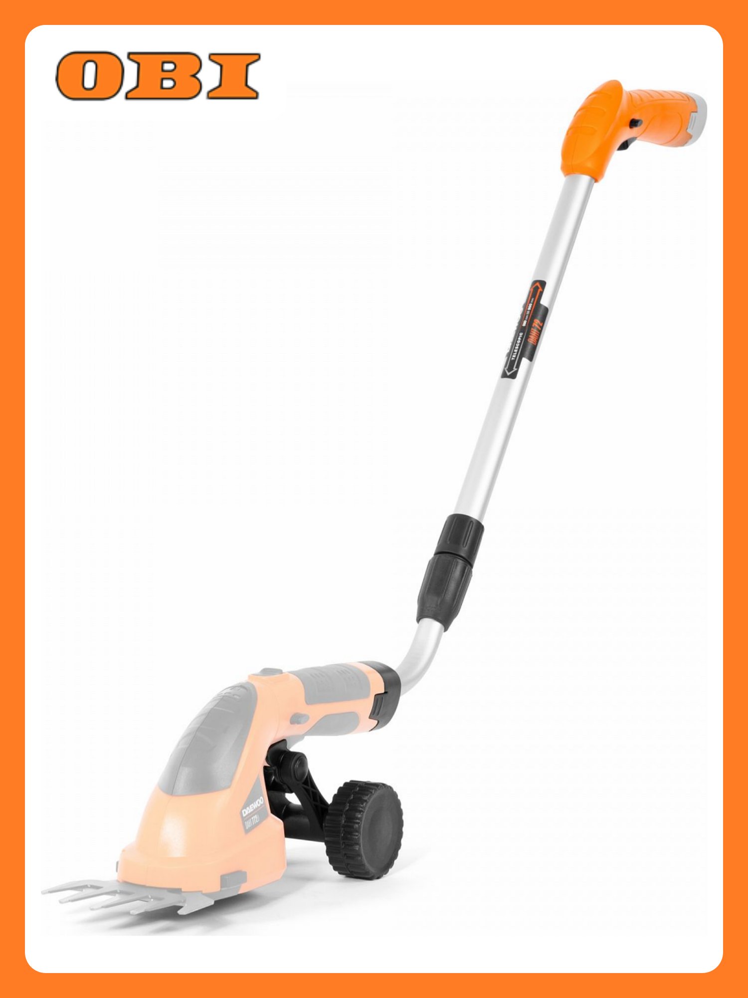 Телескопическая ручка DAHT 72 для DAEWOO DAHT 772Li регулируемая длина 59-90 см белая