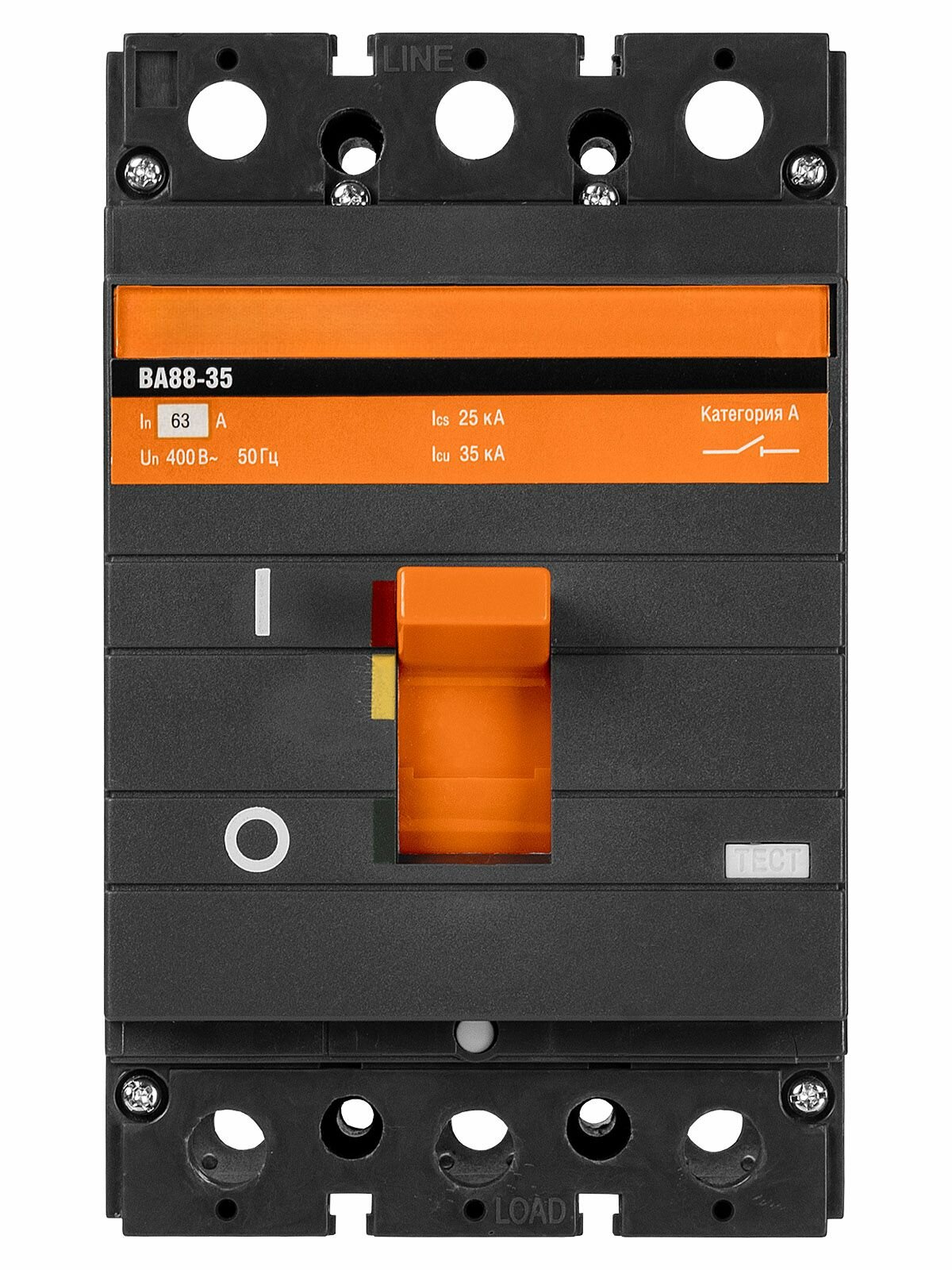 Автоматический выключатель ВА88-35 3Р 63А 35кА — фото 1