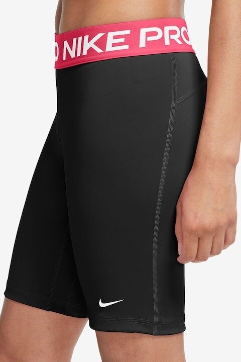 Шорты NIKE Pro 365, размер XS, черный/розовый — фото 1