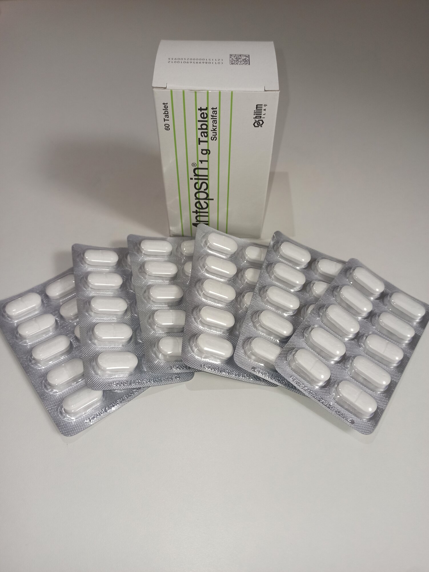 Кормовая добавка для ЖКТ Bilim Ilac "Антепсин" для кошек и собак таблетки 60 шт