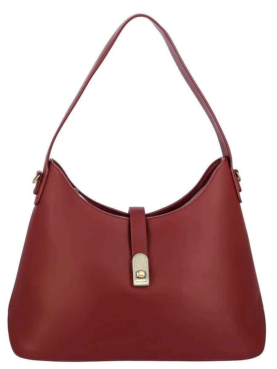 Сумка хобо DAVID JONES, бордовый — фото 1
