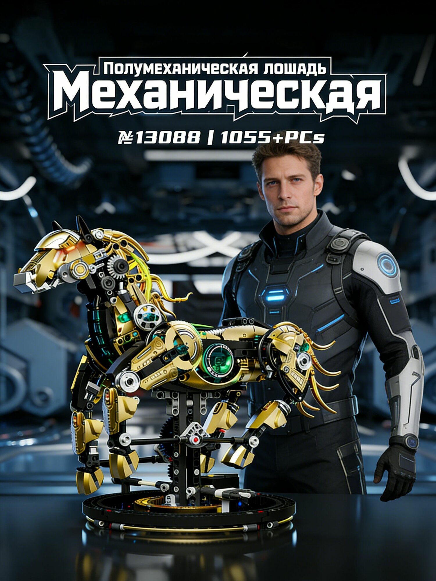 Сложный конструктор-модель механического животного для взрослых, сборная игрушка, креативный подарок на день рождения
