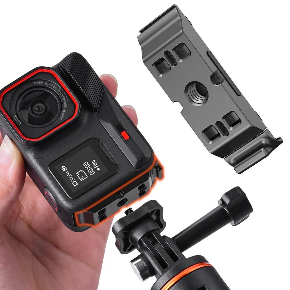 > малогабаритная крышка батареи для Insta360 Ace Pro 2, алюминиевая, магнитная, вес 11,4 г