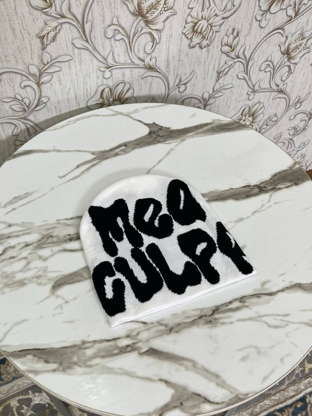 Шапка для взрослых и детей, размер 57, белый — фото 1