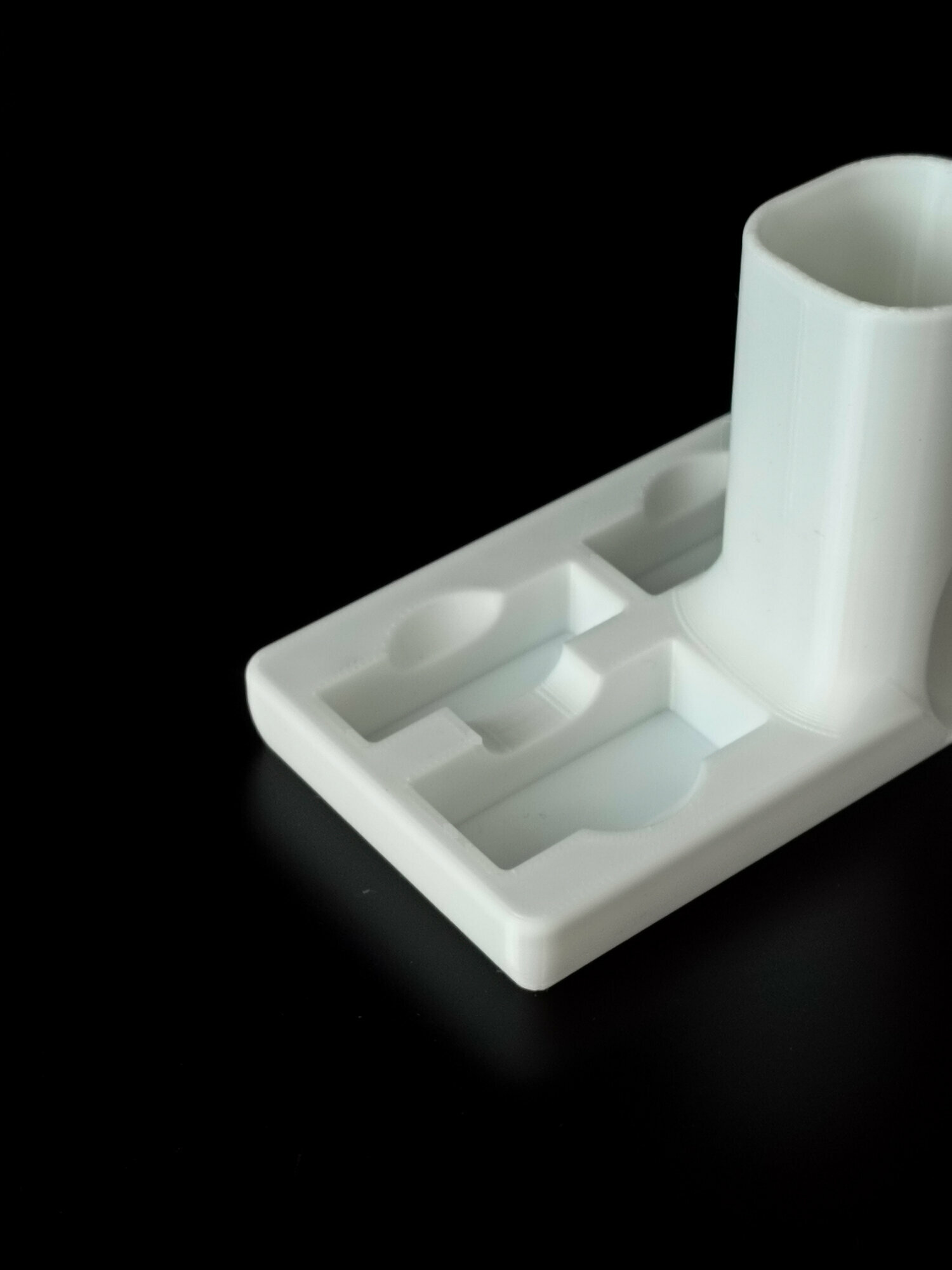 Подставка/держатель для Philips Norelco OneBlade и насадок, белая — фото 1