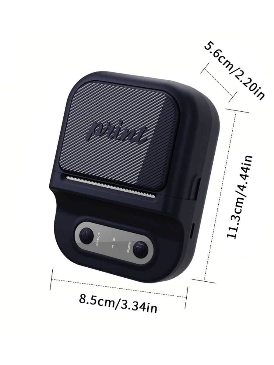 Термопринтер, принтер для печати этикеток PRINT мини, зеленый — фото 1