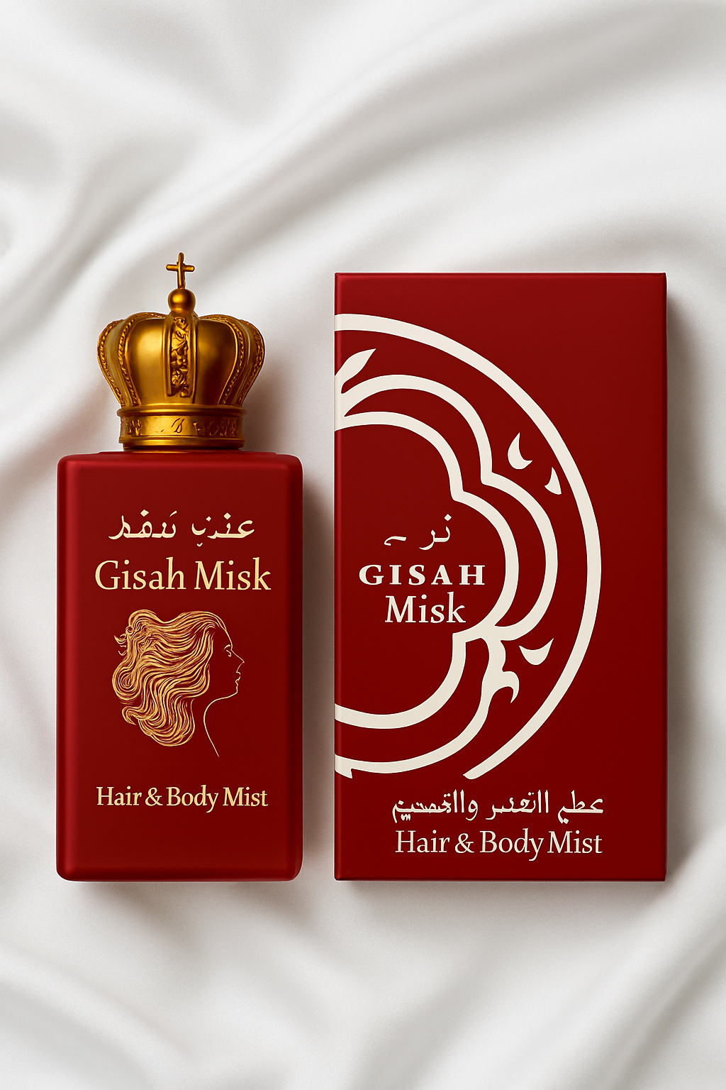 Парфюмированный мист Гисах Миск, Роял Ред, красный флакон, 50мл