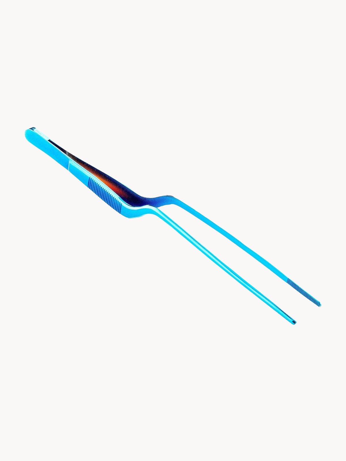 Щипцы Cook&Shake, поварские, нержавеющая сталь, синие, длина 20 см