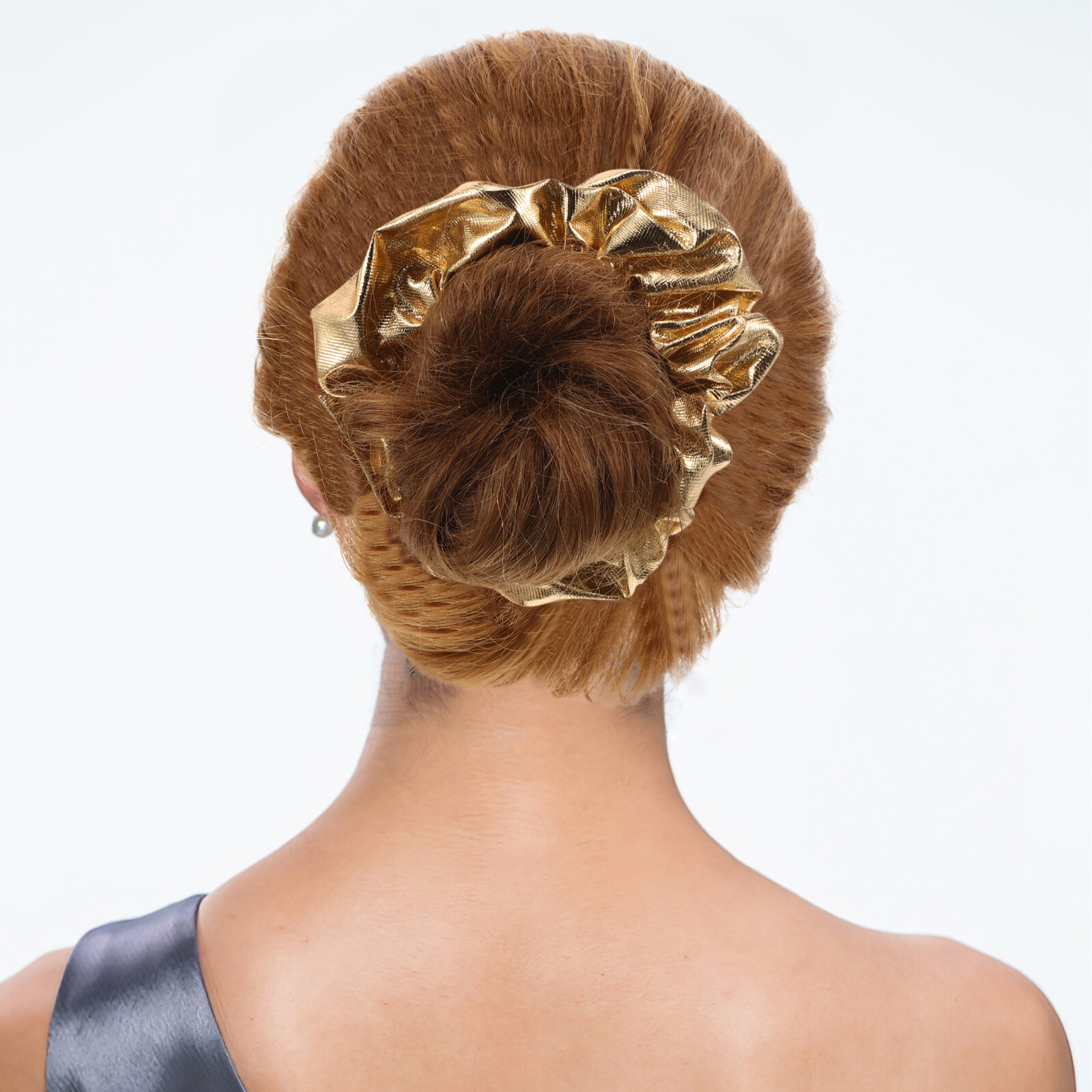 12 Штук Модные Обручи Для Волос Soft Scrunchies Для Женщин Все Цвета Золотой 10.00X10.00X2.00Cm