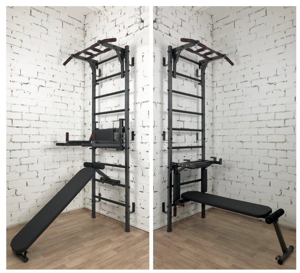 Усиленная шведская стенка Светофор М-2 черный