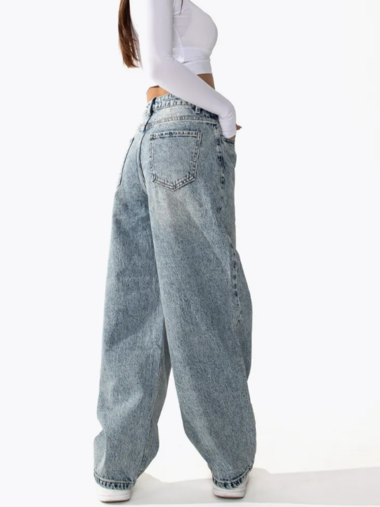 Джинсы багги  MIAMI, размер W29, vintage stone wash denim — фото 1