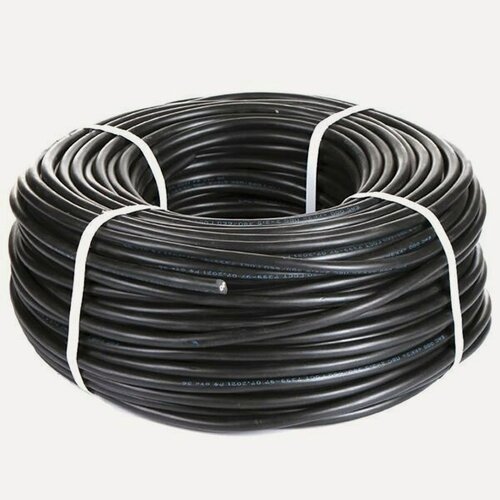 Изображение товара Провод черный ПВС 2х1.5мм2 (20 метров).