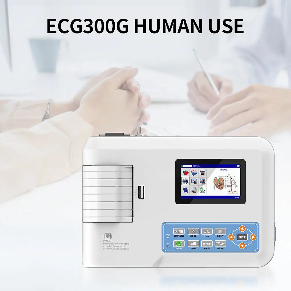 Электрокардиограф Contec ECG300G, Human Use