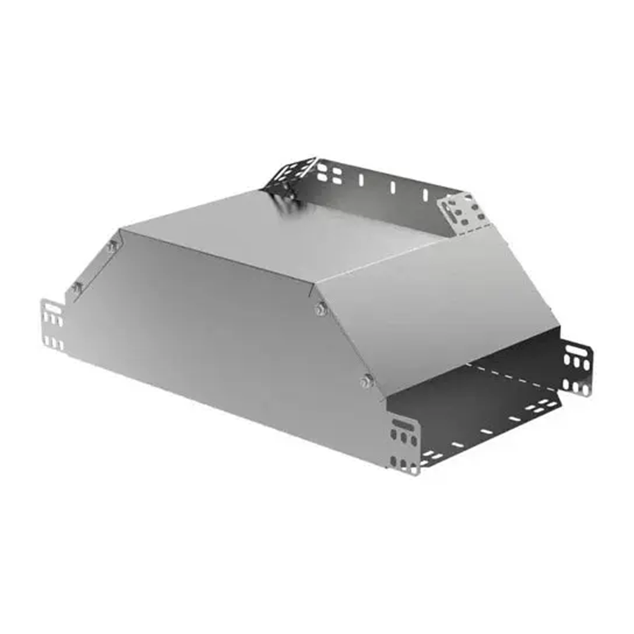 Ответвитель Т-образный вертикальный вверх боковой 50х200 мм TDM SQ2902-3409 (1 шт.)
