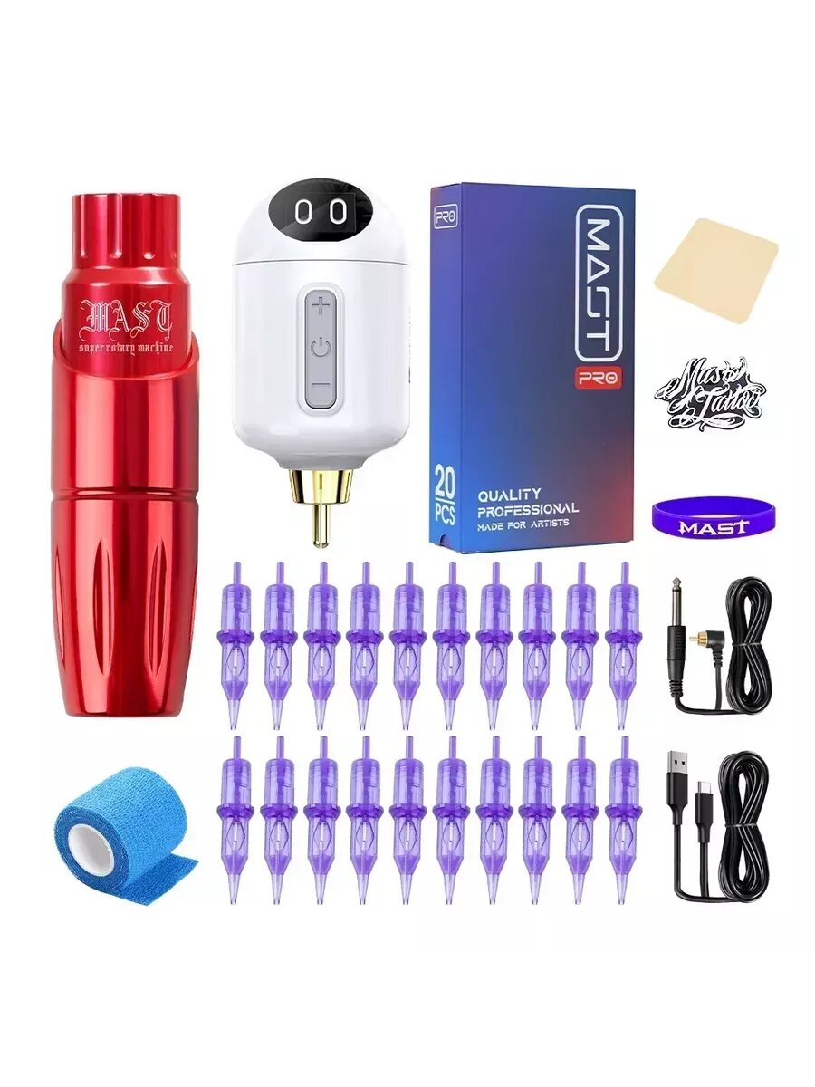 Тату-машинка Mast, роторная, универсальная, для перманентного макияжа