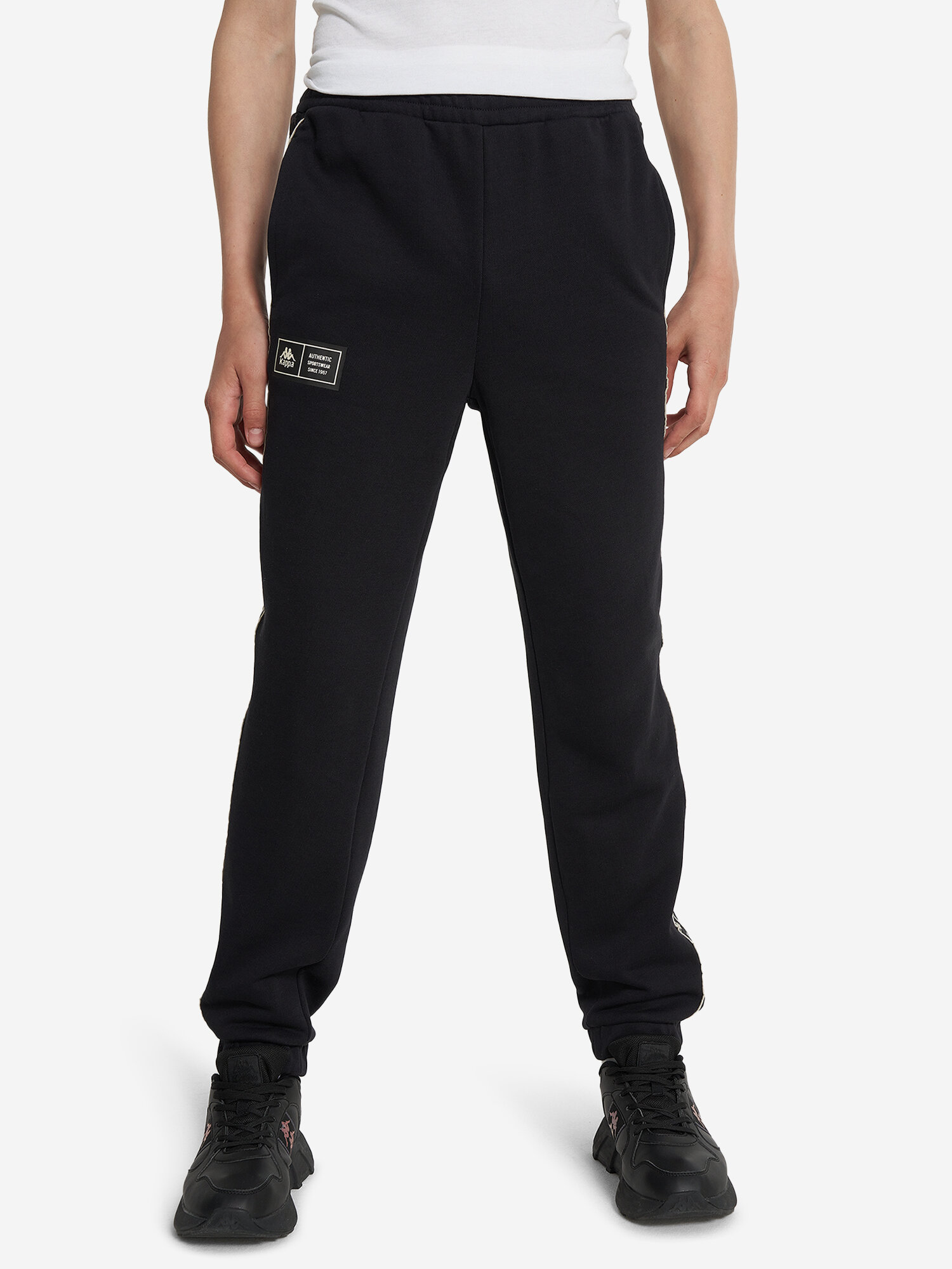 Брюки Kappa, размер 170-176, черный — фото 1