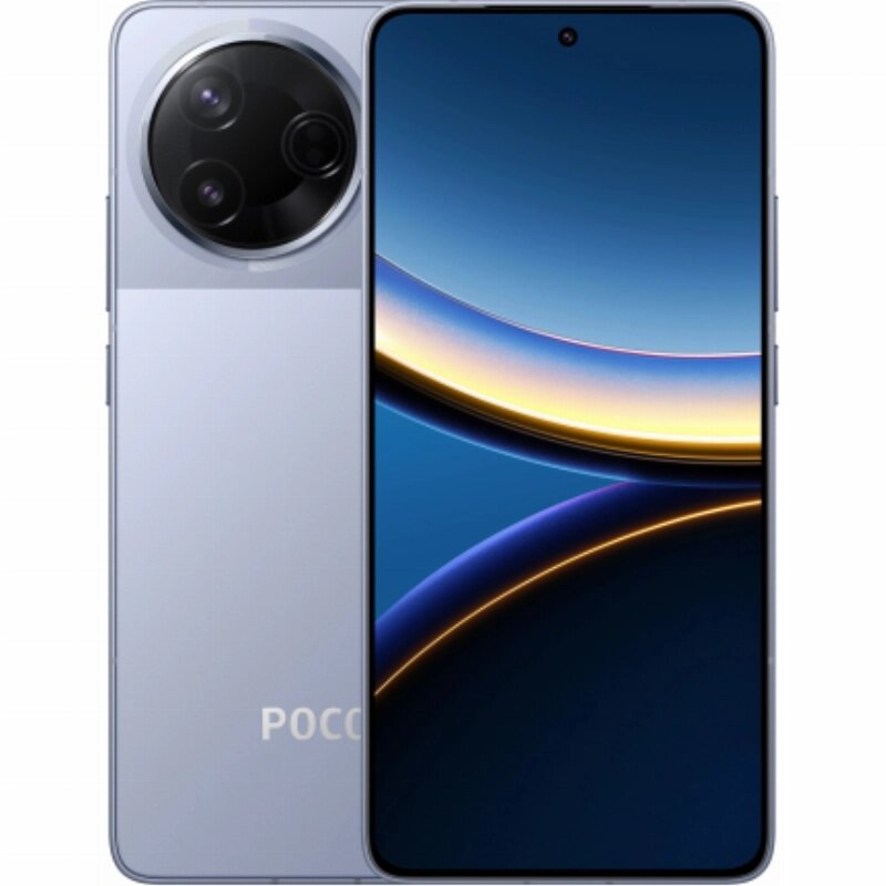 Смартфон Xiaomi Poco F7 Pro Blue, Android 14, Qualcomm Snapdragon 8 Gen 3