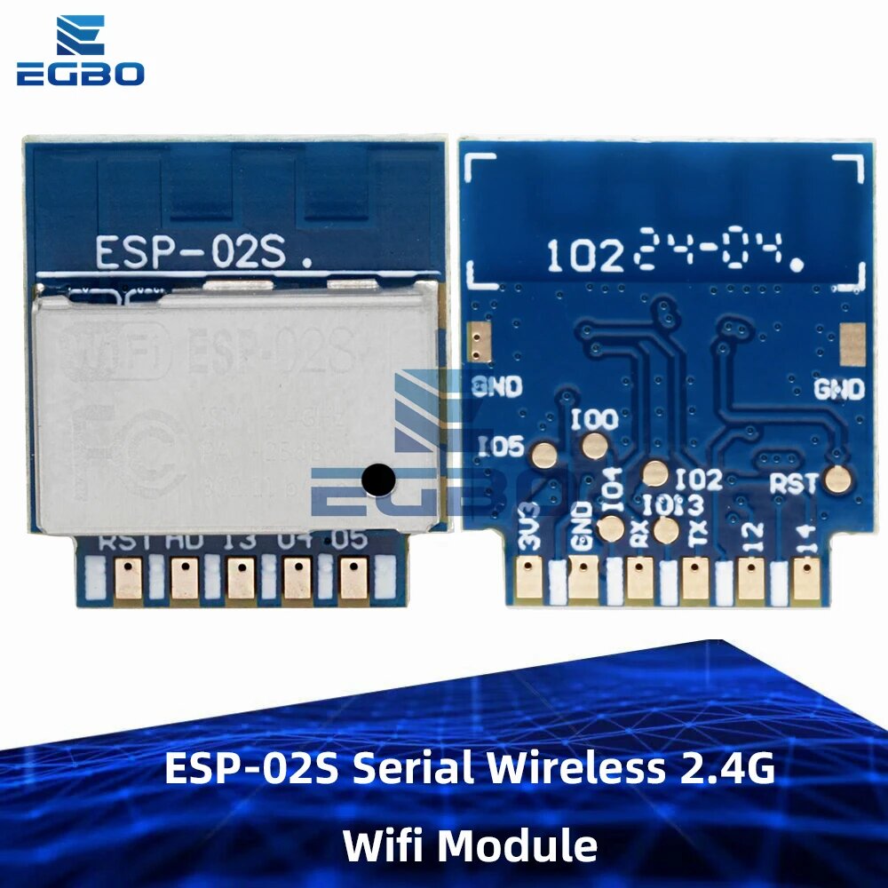 EGBO ESP-02S беспроводной модуль Wi-Fi, 1pcs esp-02s