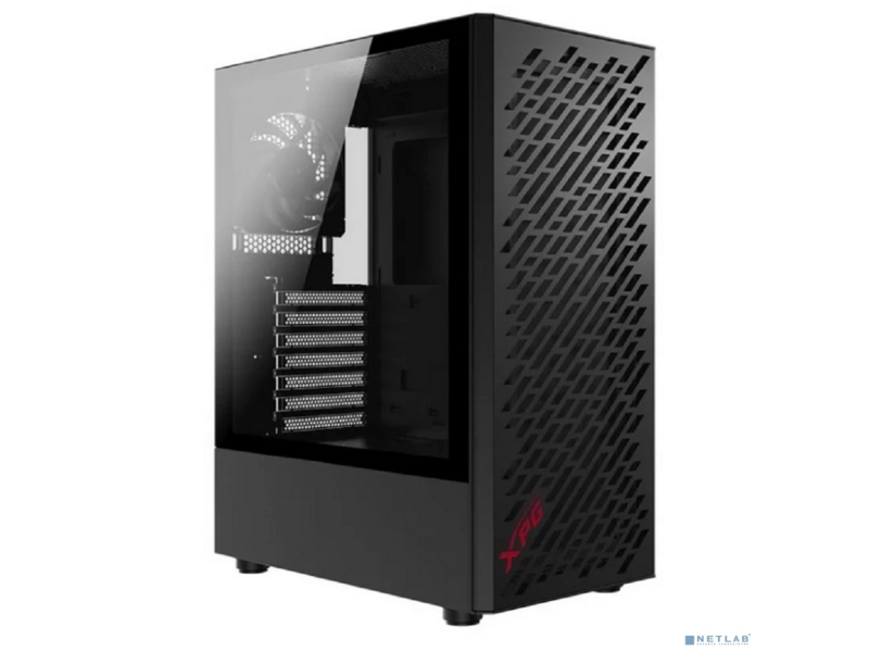 Корпус VALOR AIR BLACK [VALORAIRMT-BKCWW] (Midi-Tower, черный, TG, 120mm fan*4)