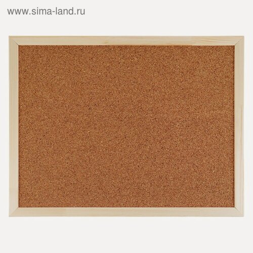 Изображение товара Доска пробковая Calligrata стандарт, настенное крепление, 45x60 см