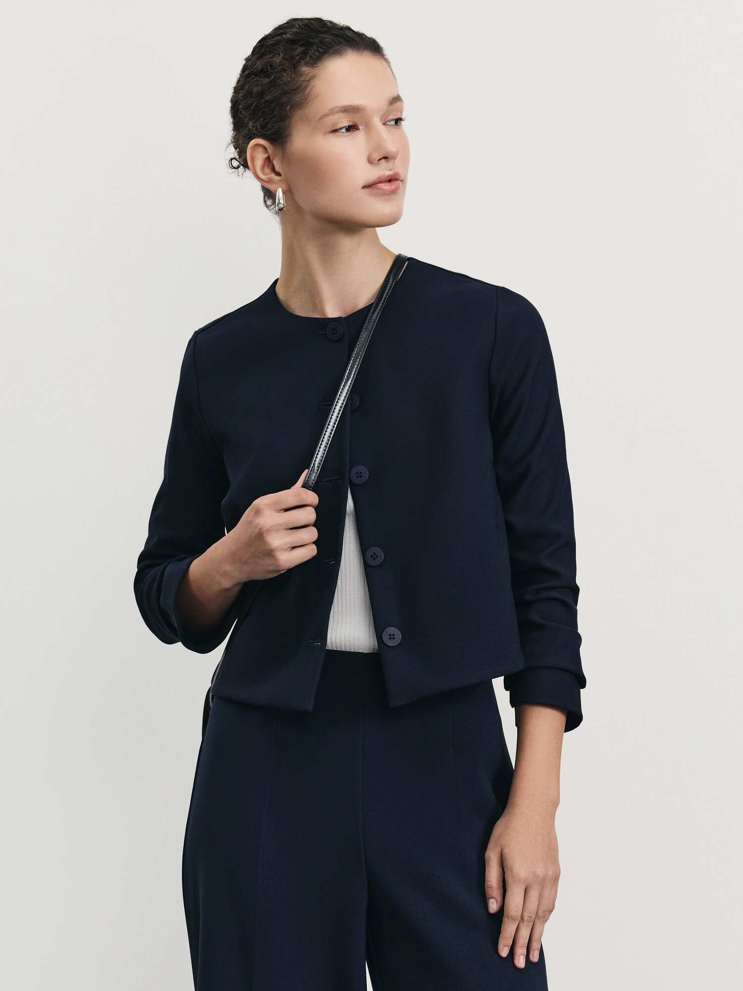 Пиджак Zarina, размер M (RU 46), темно-синий