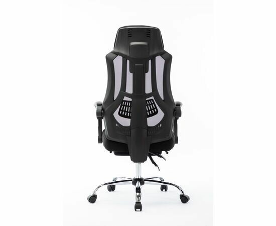 Картинки Norden Компьютерное кресло 007 NEW / full black черный пластик / черная ткань / черная сетка