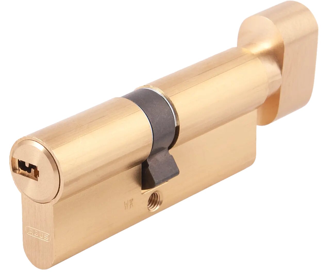 Цилиндр Abus KD6MM Z40/K40 40x40 мм ключ/вертушка цвет золото