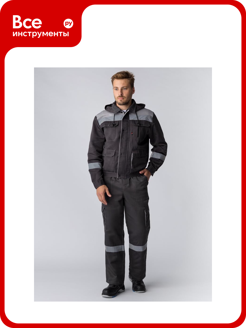 Костюм Факел Титан темно-серый/светло-серый 48-50/170-176 87474761.002