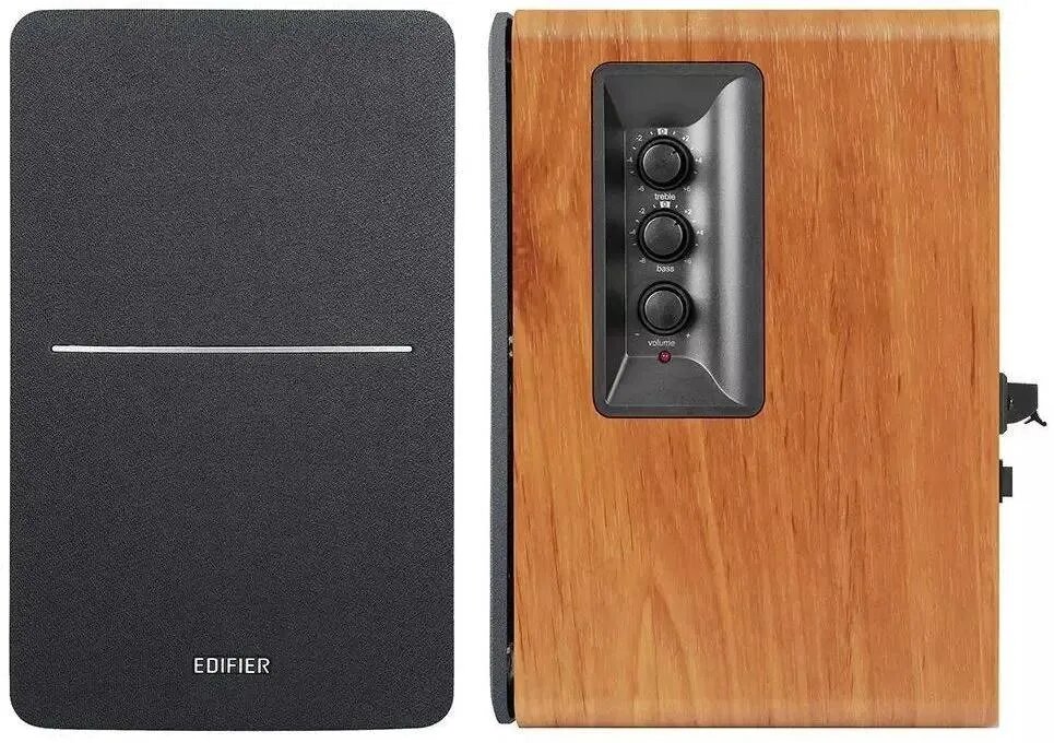 Колонки Edifier R1280Ts, 2.0, коричневого цвета, Bluetooth, 42 Вт