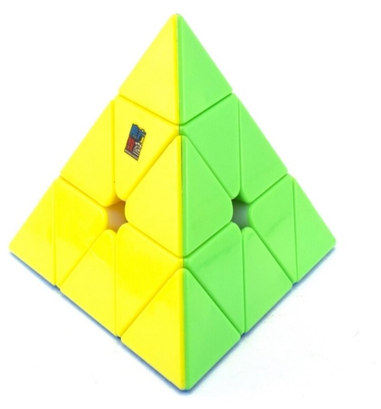 Головоломка пирамидка для спидкубинга MoYu Pyraminx Cubing Classroom Цветной пластик