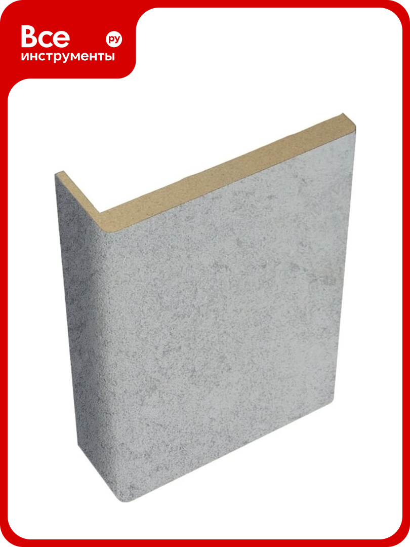 Наличник ООО ВДК ПВХ бетон светлый 8х70 мм телескопический Ж46