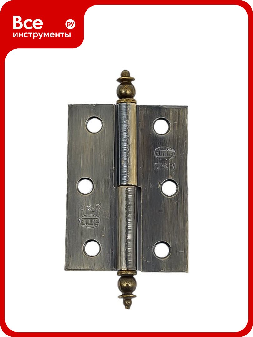 Петля Amig мод. 541-50 карточная съем. прав. бронза 18037