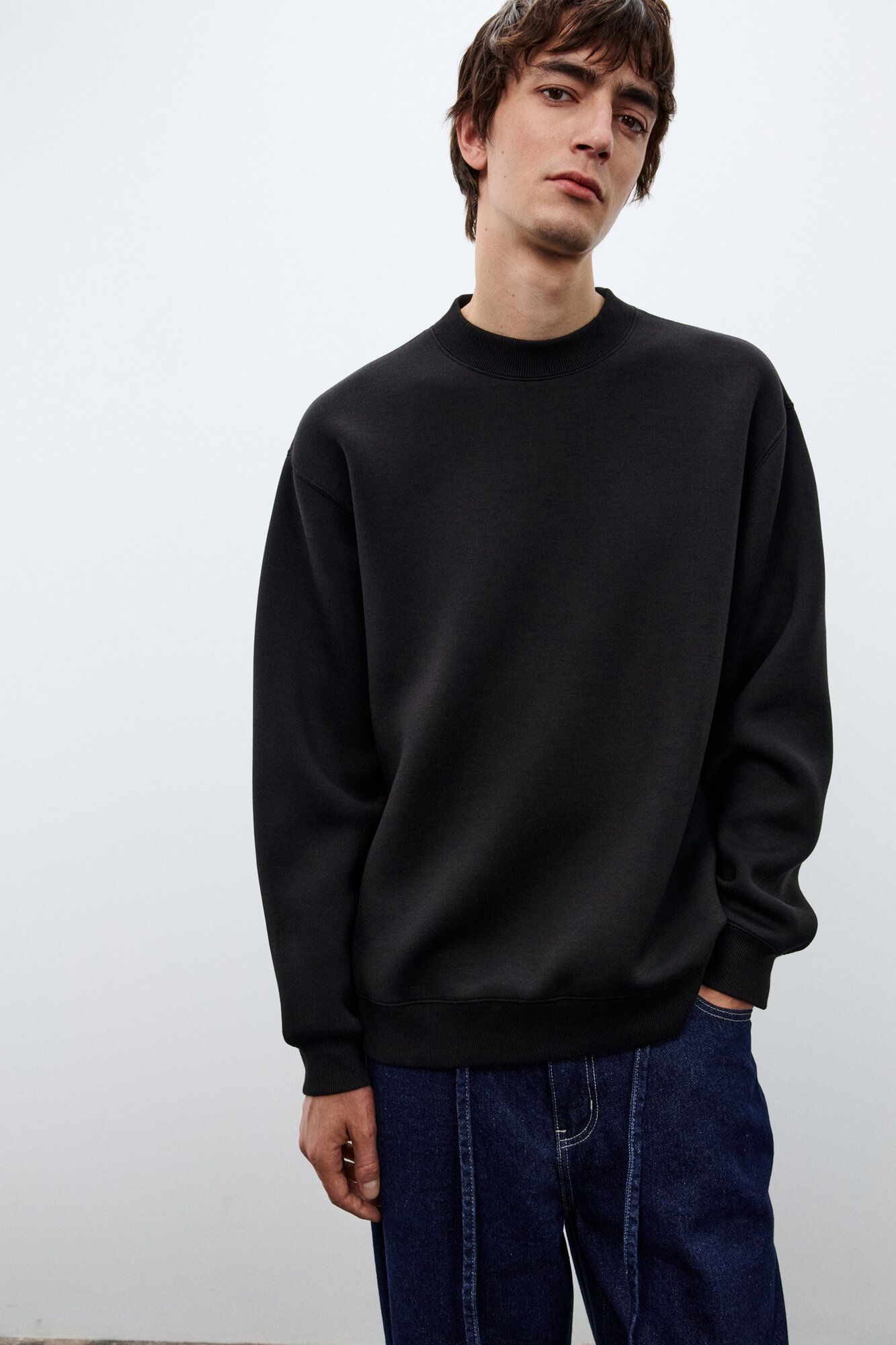 Худи Befree Man Basic, размер L, , черный