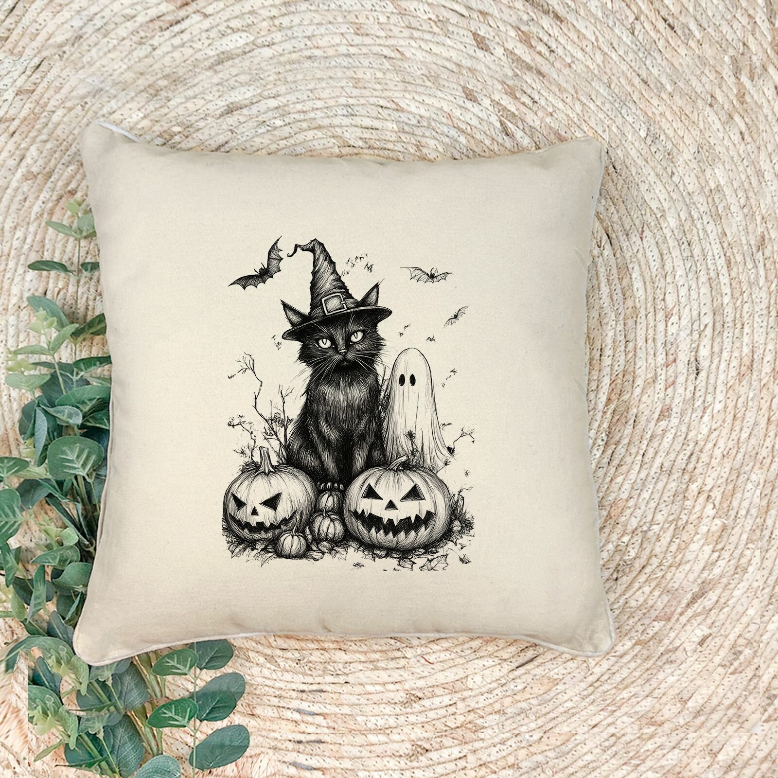 Наволочка для декоративной подушки "Охотник за духами", 41*41 см