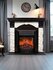 Электрокамин RealFlame Dublin Lux коричневый МДФ с очагом Majesti...